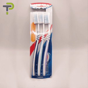 Brosse à dents Aquafresh adulte - Lot de 3 avec poils moyens et tête flexible