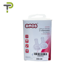 amos UTILITIES Tétine en Silicone 3 Vitesses